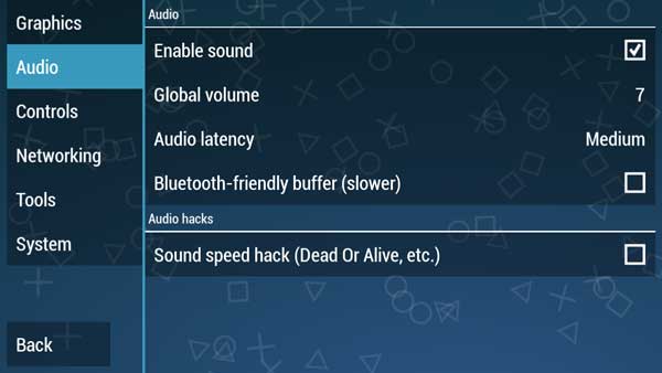 Step 2 - Audio Settings