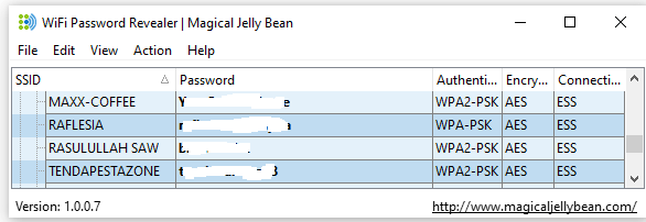 How to find out the Wifi password with software