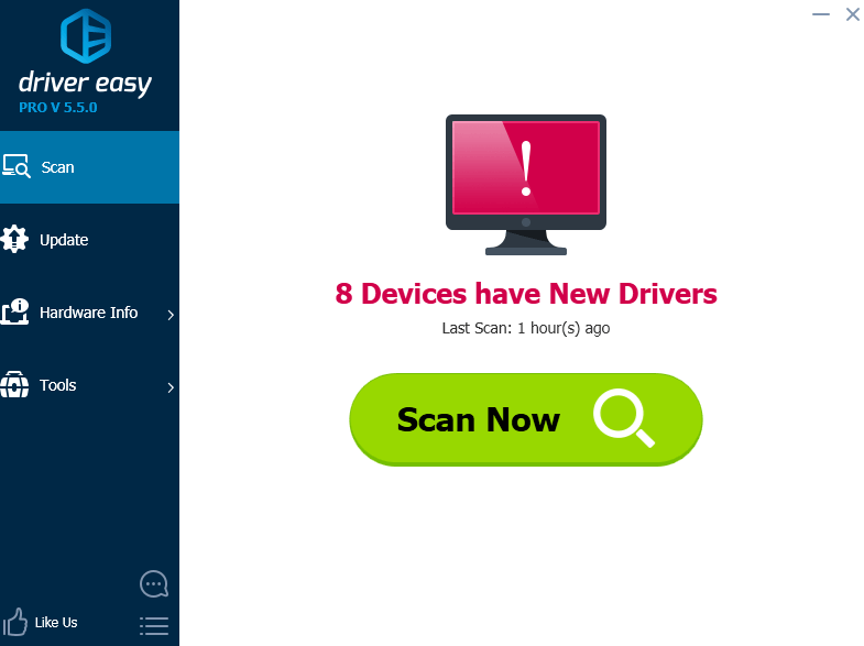 Scan Now Driver Easy
