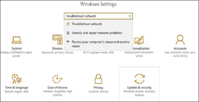 Troubleshoot Network