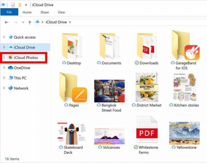 how to download icloud pictures to windows 10