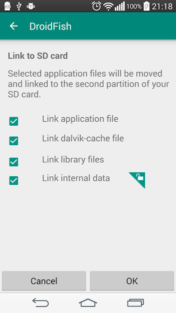Link2Sd Pro APK features 1