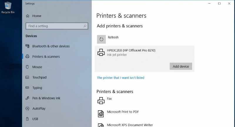 Adding a Printer to a Windows 10 Laptop