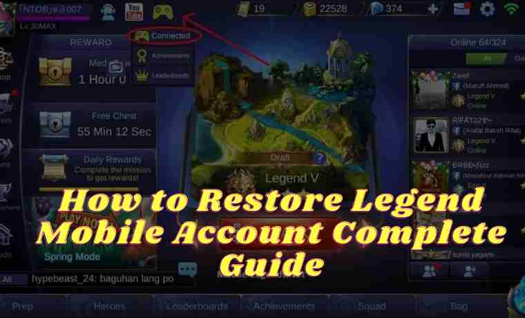 How to Restore Legend Mobile Account Complete Guide