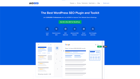 All in One SEO for WordPress (AIOSEO)