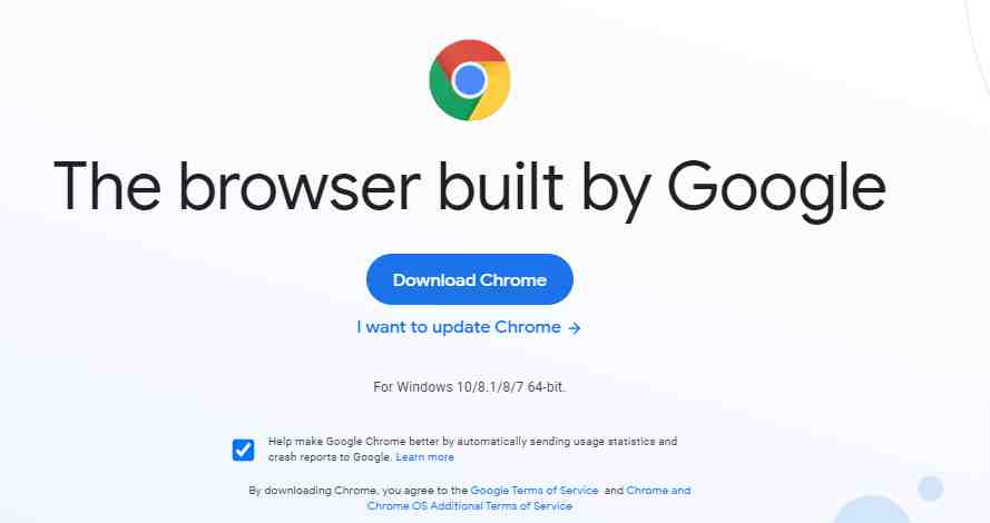 Google Chrome Best Web Browser for Windows 10