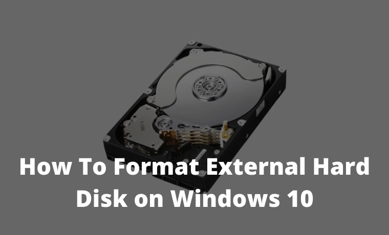 formatting toshiba external hard drive