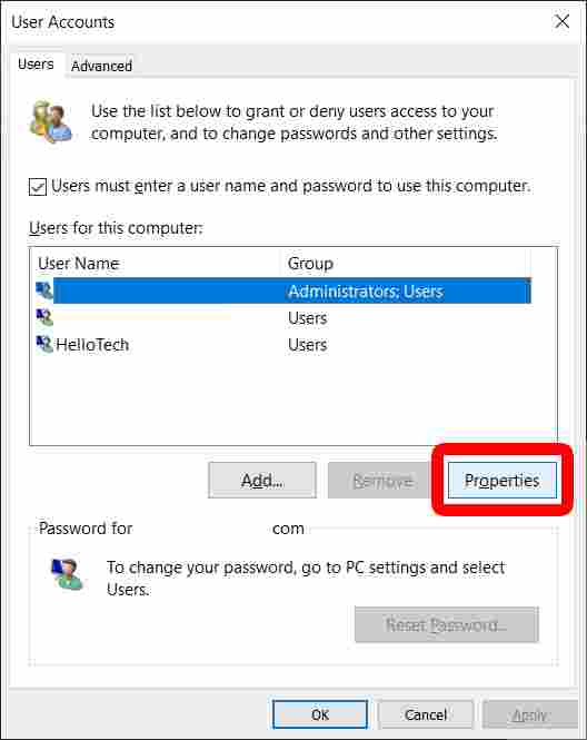 How to Change Windows 10 Advanced Control Panel Administrator Name