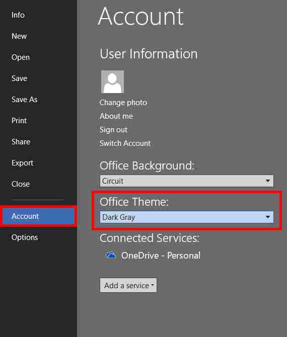 How to Enable Dark Mode in Microsoft Office