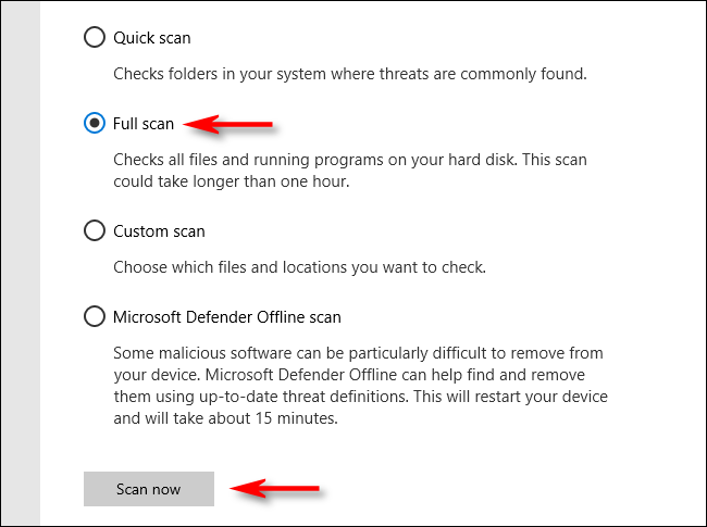 How to Scan Laptop With Microsoft Defender Antivirus on Windows 10