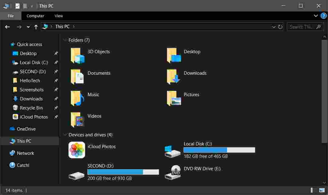 How to Turn File Explorer and Control Panel Dark