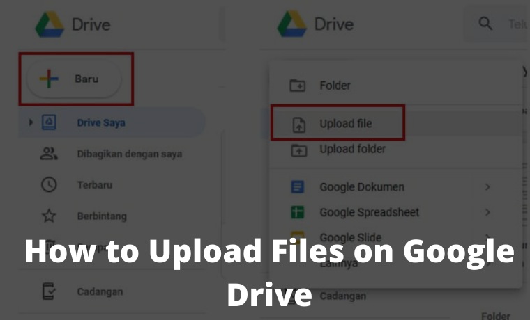 How to Upload Files on Google Drive