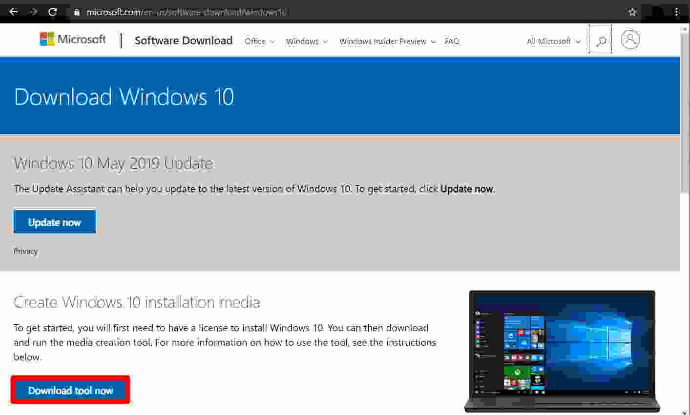 How to reinstall Windows 10 on a malfunctioning PC