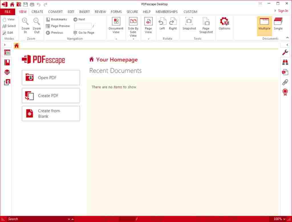 PDFescape Best PDF Editor for Windows 10