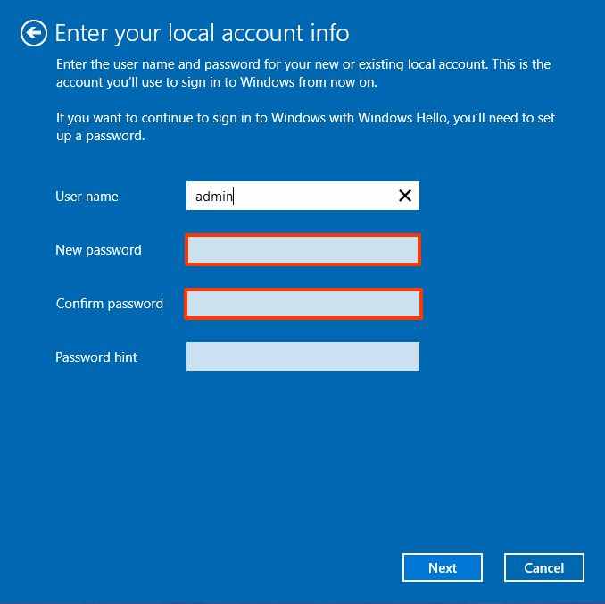 Remove Login Password in Windows 10