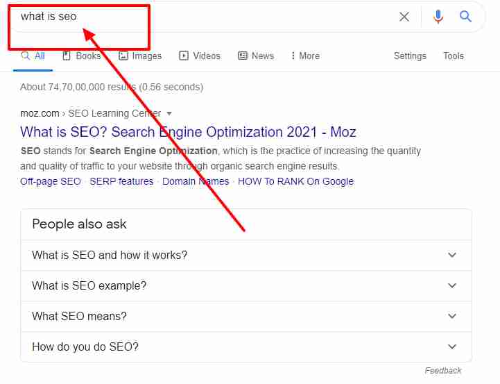 SEO VS Non-SEO