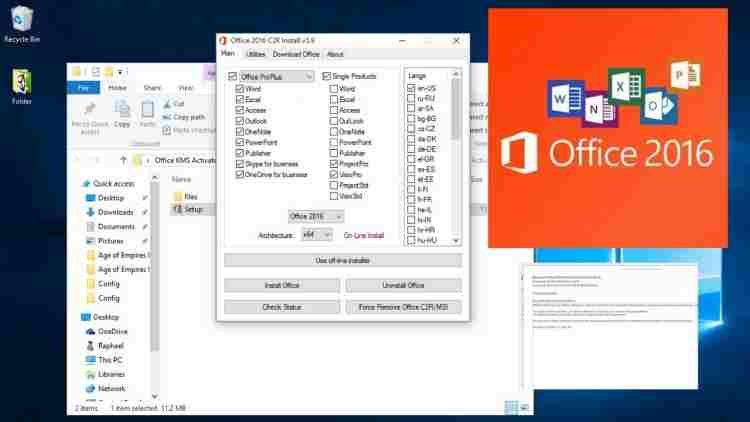 office 2016 activated on kmspico download