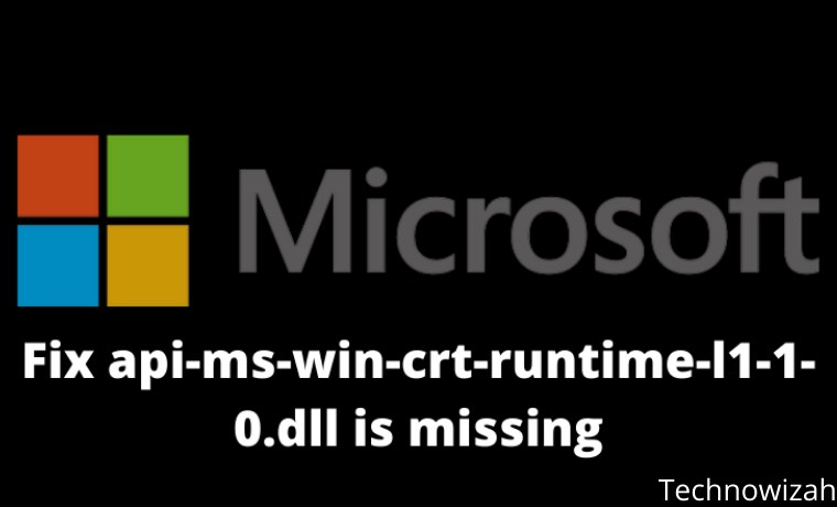 How To Fix api-ms-win-crt-runtime-l1-1-0.dll is missing
