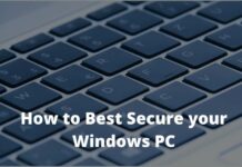 6 Ways To Best Secure Your Windows PC Laptop 2023 How to Best Secure your Windows PC
