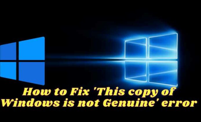 6 Ways To Fix 'this Copy Of Windows Is Not Genuine' 2024 - Technowizah