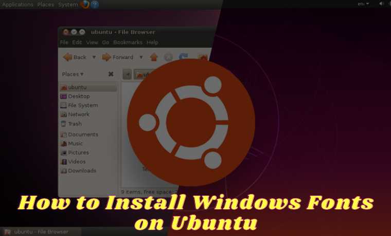 How to Install Windows Fonts on Ubuntu