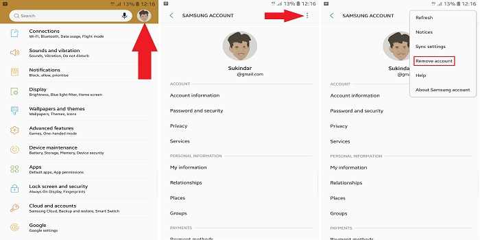 How to Remove Samsung Account from Mobile