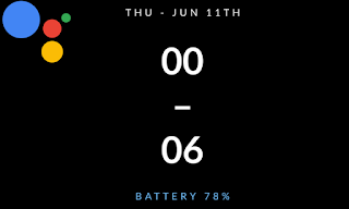 KWGT Custom (Day, Month, Date, HOUR & Battery Info)