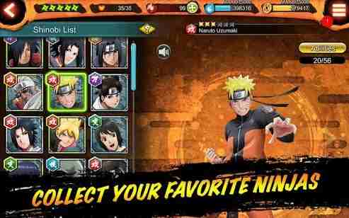 Naruto X Boruto Ninja Voltage Mod Apk Unlimited Gems