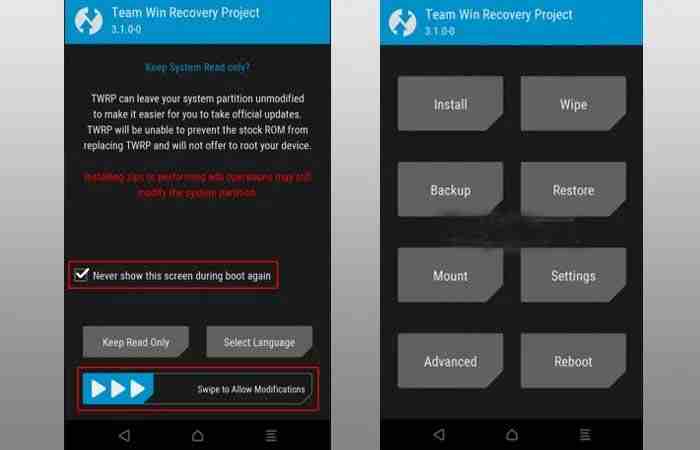 Root via TWRP Recovery