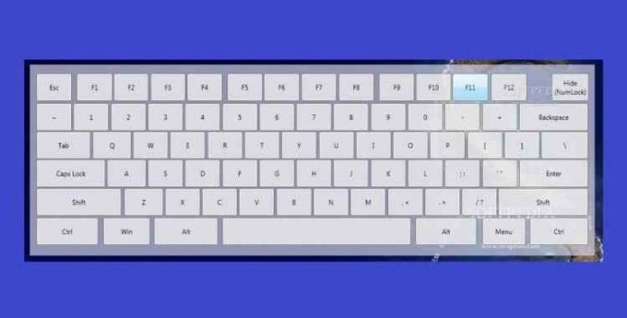 virtual keyboard windows 10 extended function keys