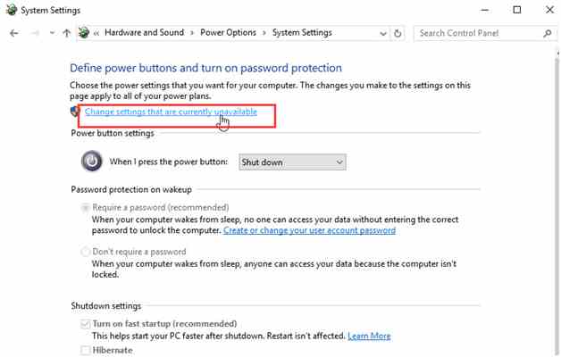 Change USB Settings