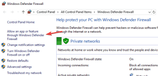 Add Chrome to your firewall exclusion list