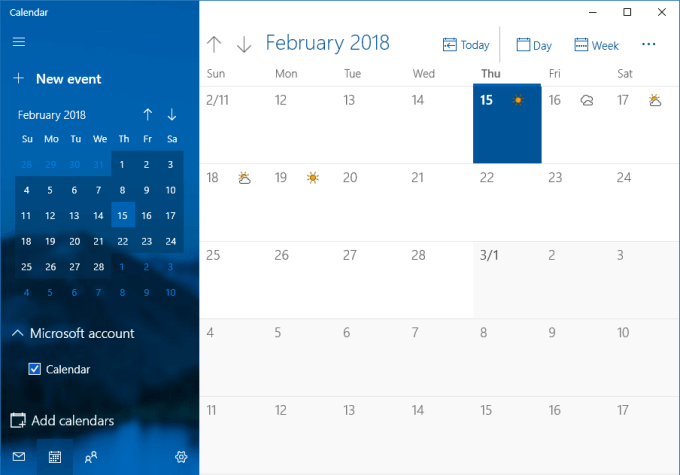 Desktop Calendar