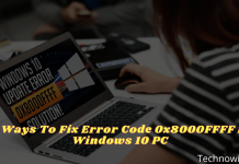 8 Ways To Fix Error Code 0x8000FFFF in Windows 10 PC 2025 8 Ways To Fix Error Code 0x8000FFFF in Windows 10 PC