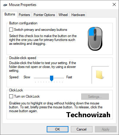 Change Mouse Double-Click Speed