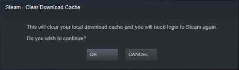 Clear Steam Cache