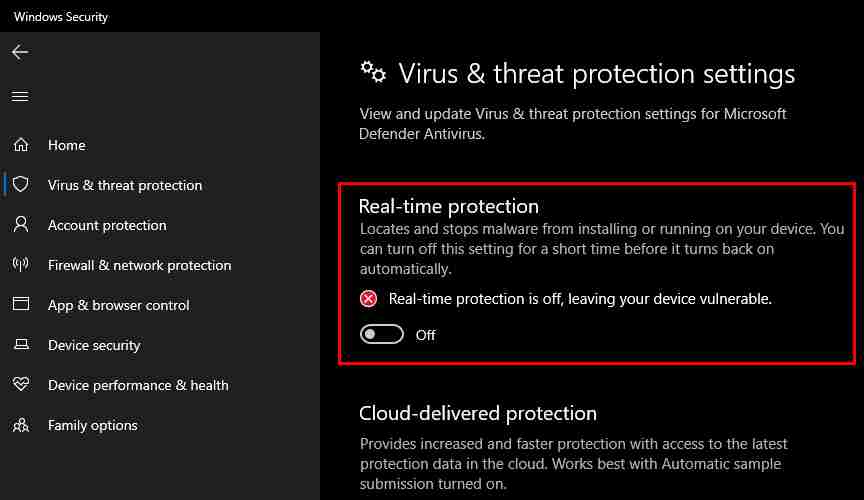 Disable Antivirus And Windows Defender