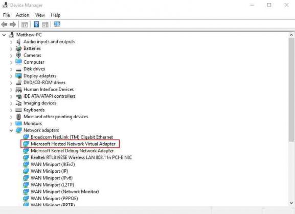 Cara Install Microsoft Hosted Network Virtual Adapter Windows 8