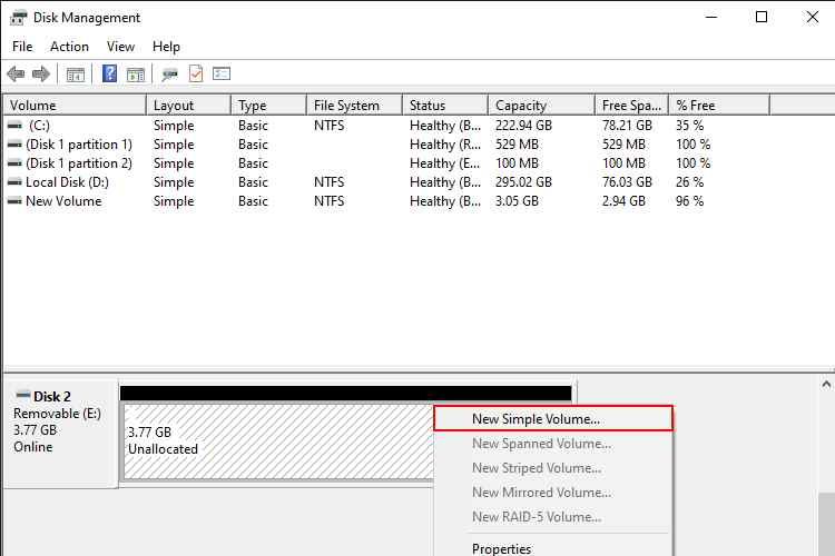 External Hard Drive Becomes Unallocated Space