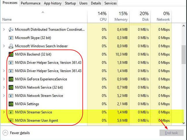 Fix Nvidia Geforce Experience Error 0x0003 on Windows 10 PC