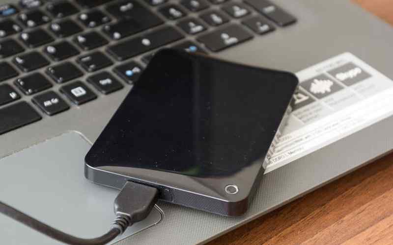 Make sure the external hard drive gets enough power