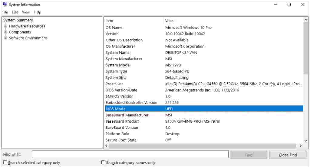 Make sure your PC is equipped with UEFI