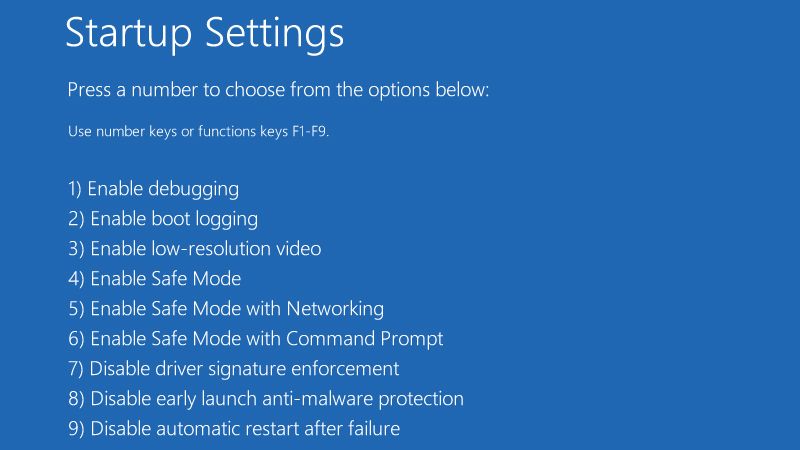 Run Windows 10 Safe Mode