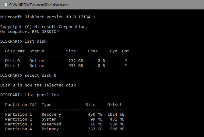 Set Your Active Partition