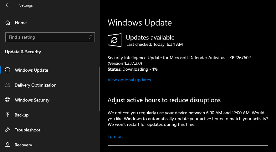 Update Windows