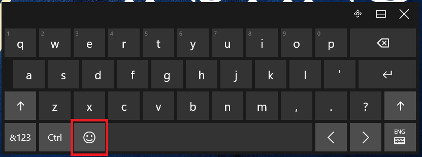 How to Bring Up Emojis in Windows 8.1 and 10
