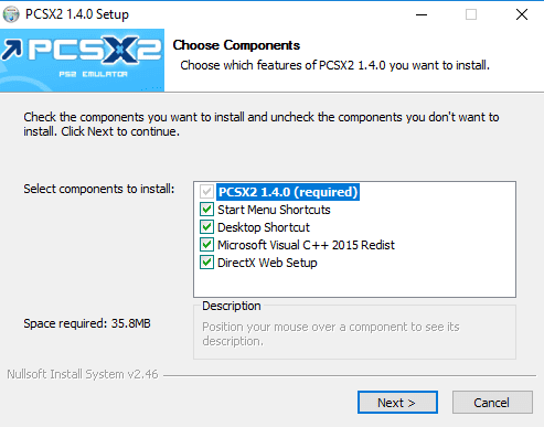 pcsx2 pc specs