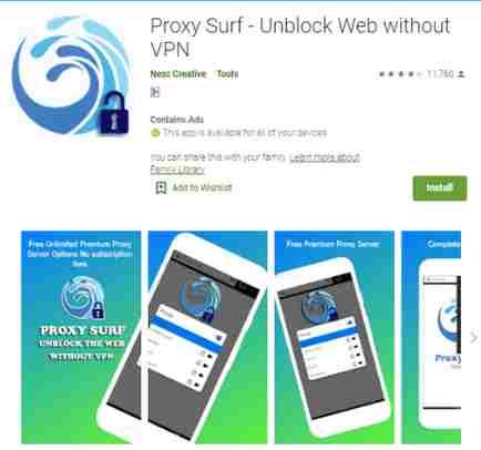 Proxy Surf