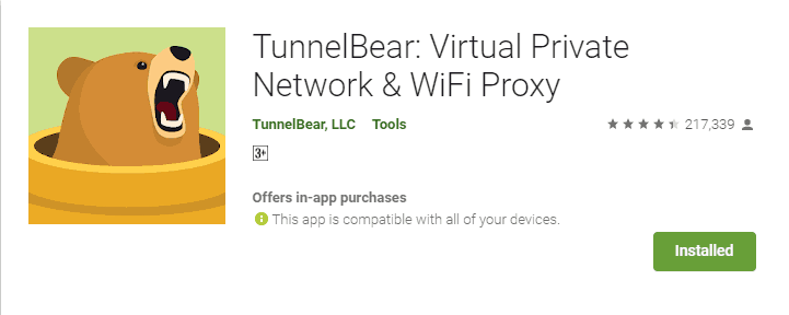 TunnelBear VPN