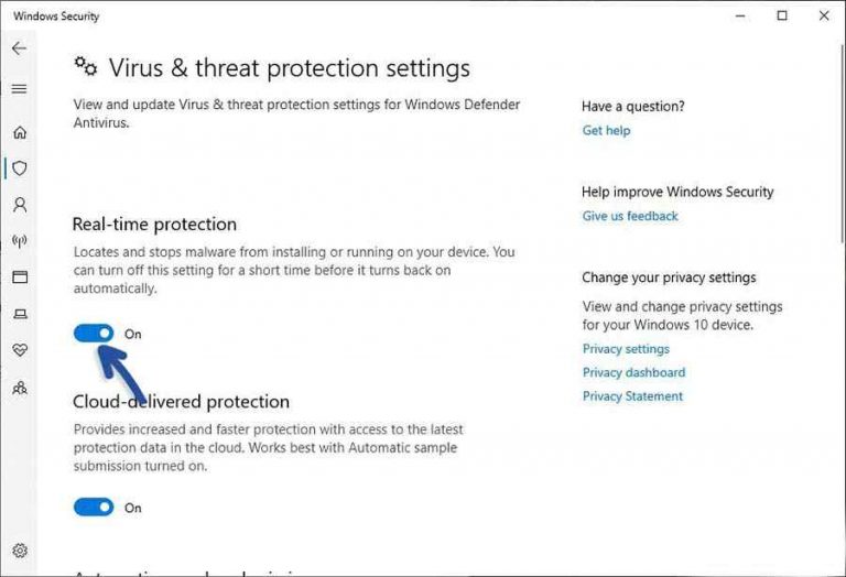 cannot turn windows defender on windows 10